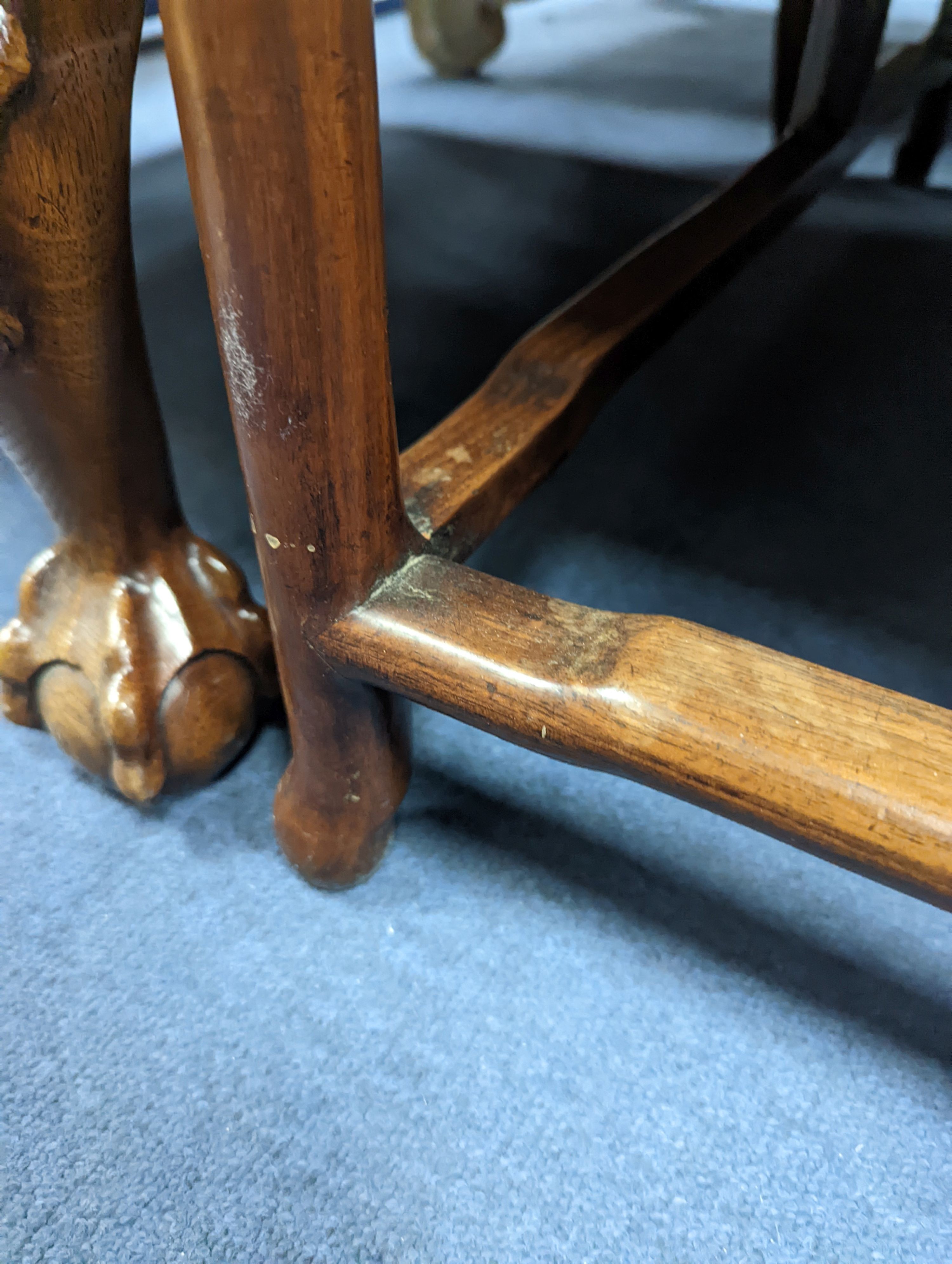 A Chinese hardwood two tier table, width 80cm, depth 38cm, height 80cm